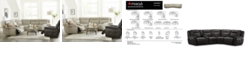 Furniture Lenardo Leather Sectional and Power Motion Recliner Collection, Created for Macy's